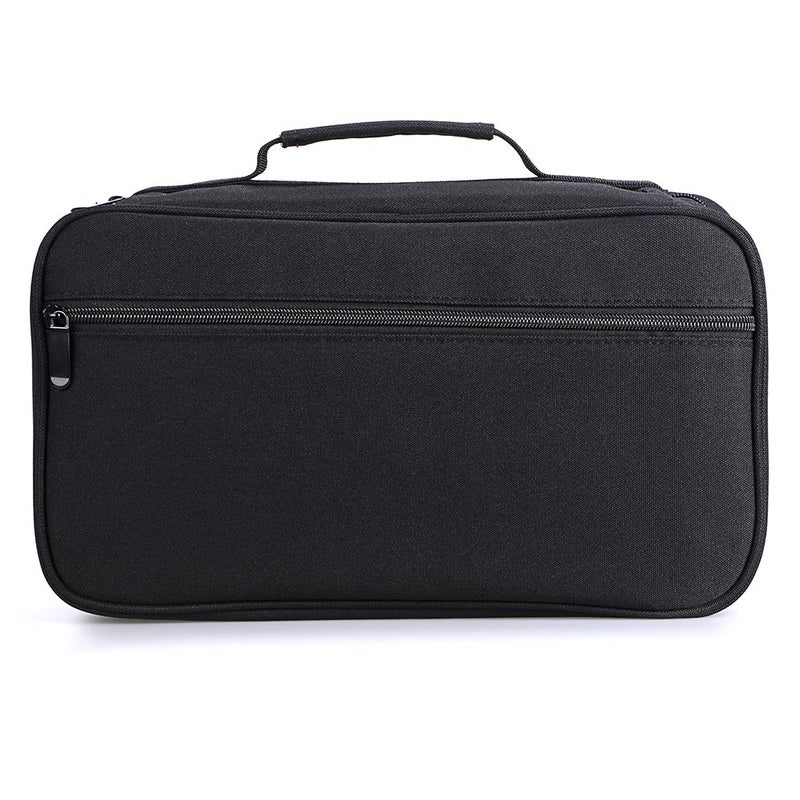 BTSKY Art Marker Carrying Case Lipstick Organizer-60 Slots Canvas Zippered Markers Storage for Touch Spectrum Noir Paint Sharpie Markers, Empty Wallet Only (Black) - Image 2